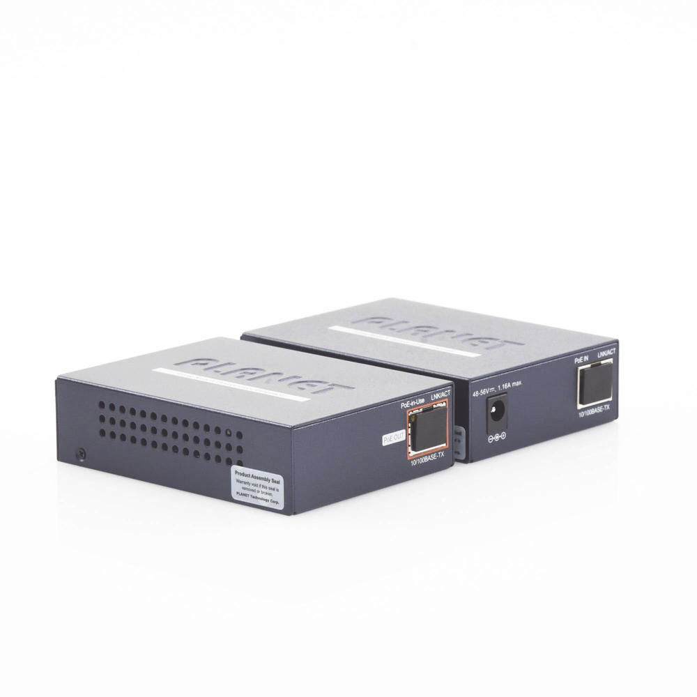 Long Range PoE Transmitter and Receiver Kit over Coaxial up to 1km