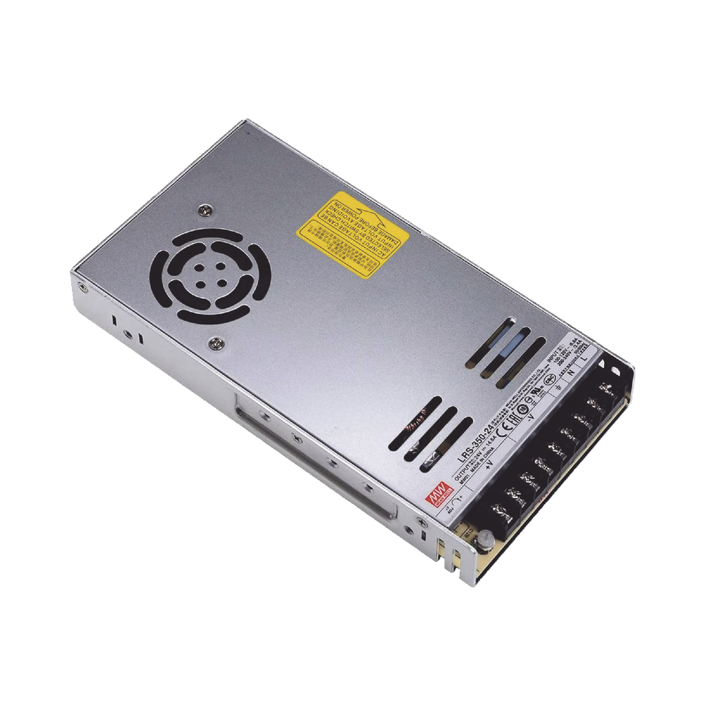 Fuente de Poder Industrial Conmutada 350W de Potencia, 24Vcc, 14.6A