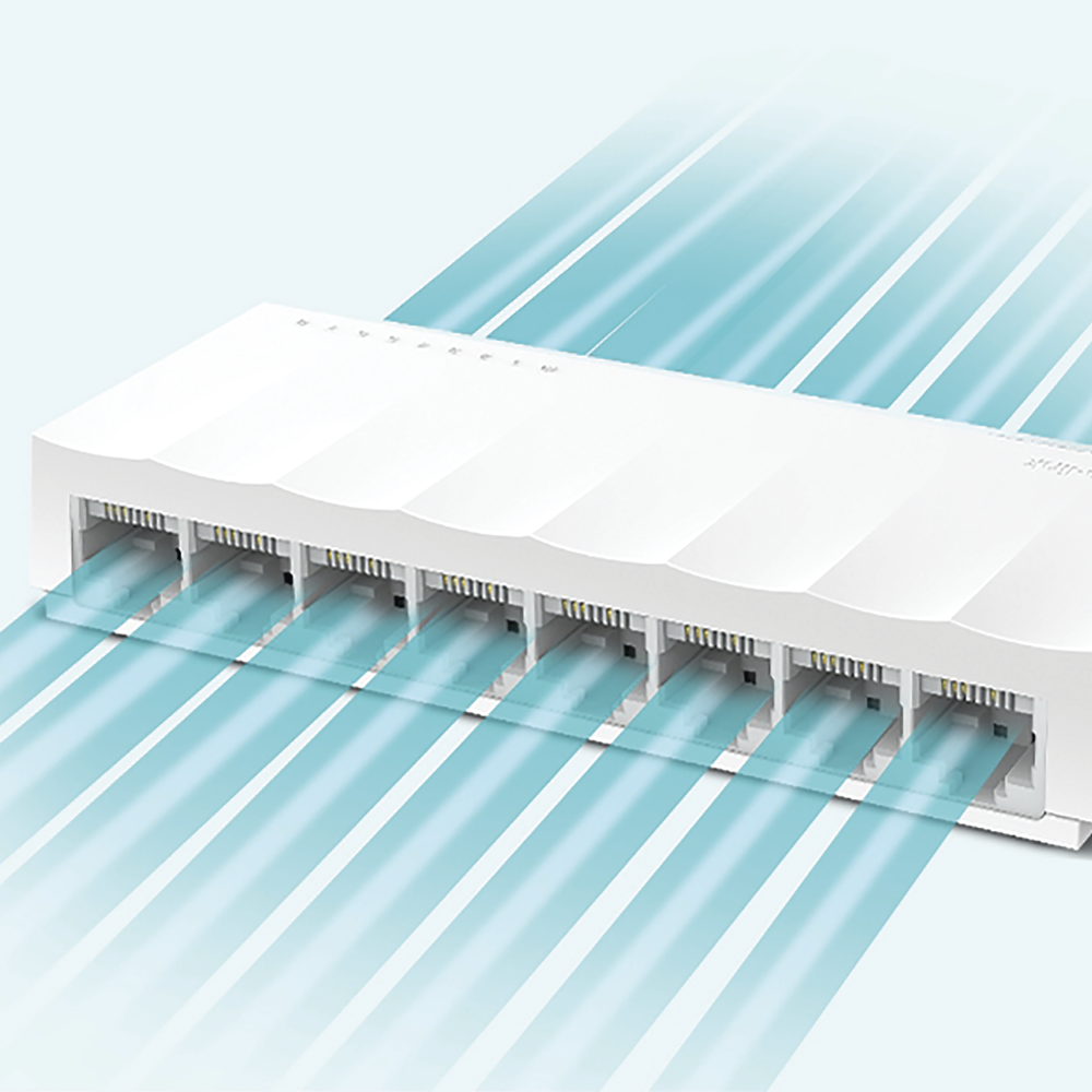 8-port 10/100Mbps desktop switch