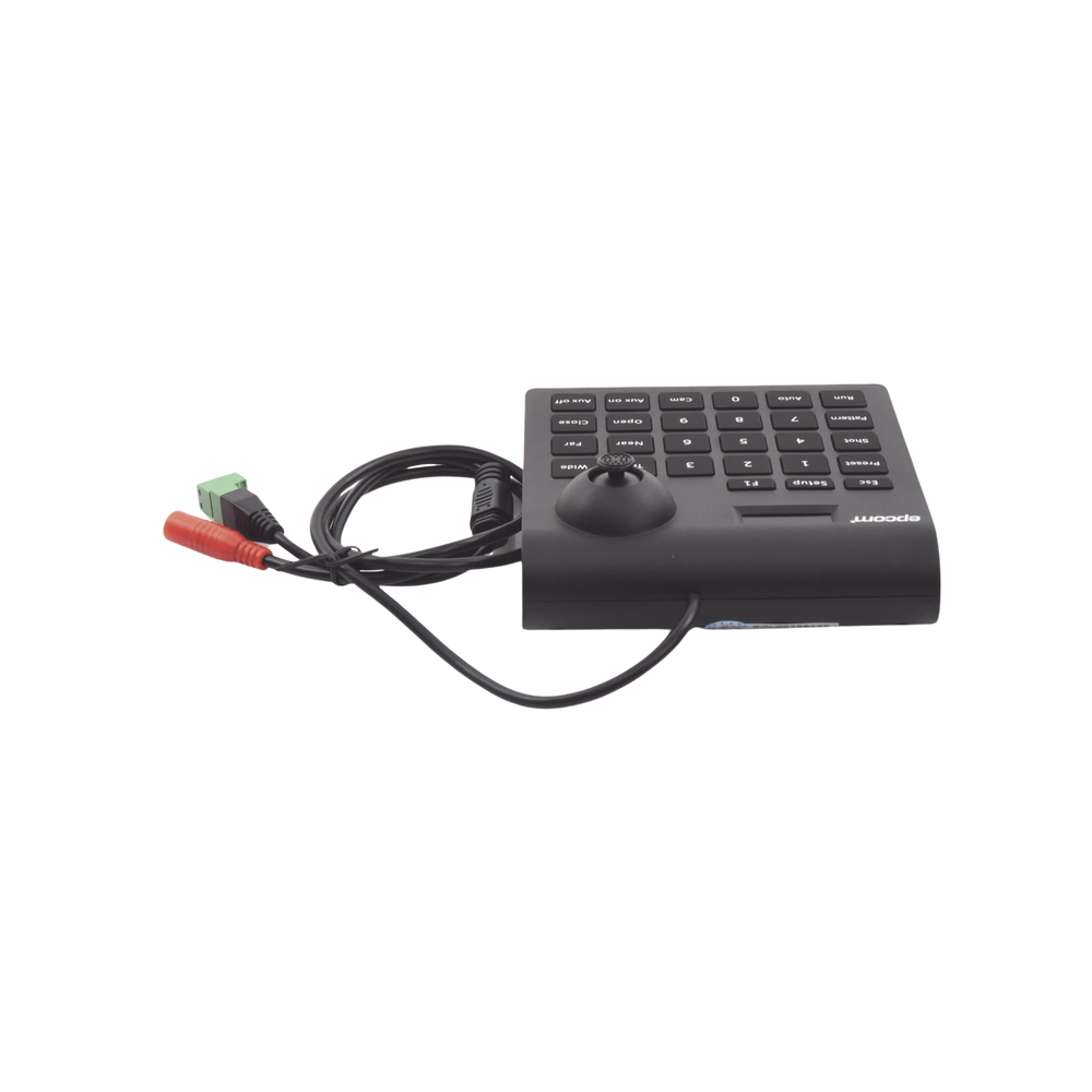 Mini Teclado controlador PTZ con pantalla LCD y joystick altamente resistente