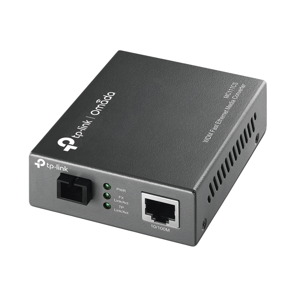 Convertidor Multimedia VDM Monomodo, 1 puerto RJ45 10/100, 1 puerto SC/UPC, hasta 20KM, Para su funcionamiento requiere el modelo MC112CS