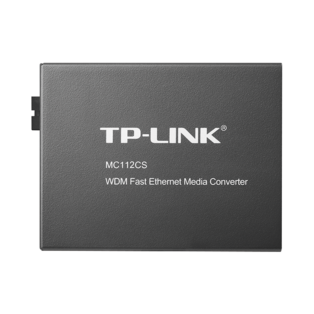 VDM Singlemode Multimedia Converter, 1 RJ45 10/100 port, 1 SC/UPC port, up to 20KM, Requires MC111CS model for operation