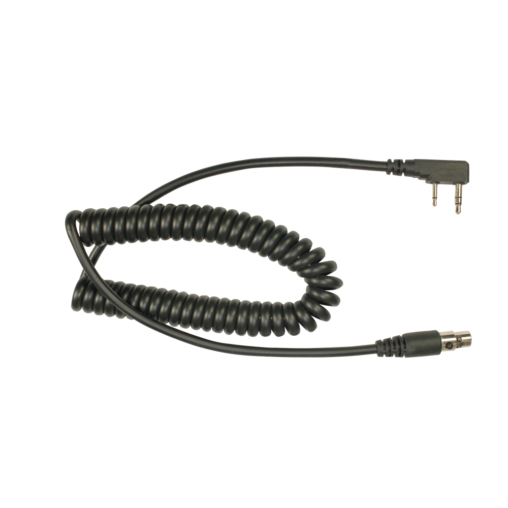 Cable en espiral para auricular HDS-EMB para radios Kenwood Serie G/ 3230/ 2102G/ 2202L/ 2212L/ 2170/ 2360/ 2302/ 2312/ 2000/ 2402/ NX-220/ 320/ NX-240/ 340/ TKD-240/ 340.