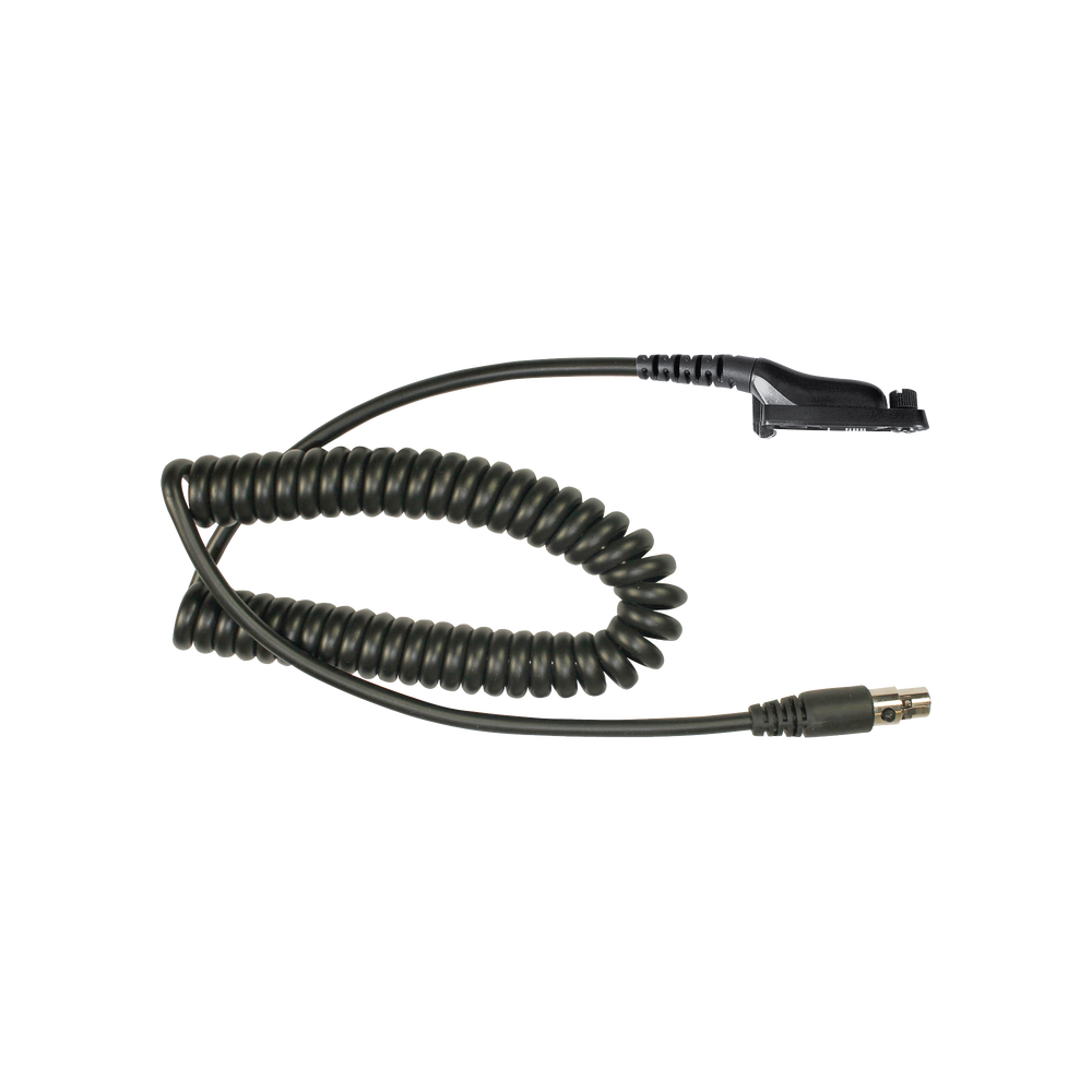 Cable para auricular HDS-EMB con atenuación de ruido para radios MOTOROLA (MOTOTRBO) XPR6500, XPR6550, DEP450, DEP550, DEP550e, DEP570, DGP-4150, DGP-6150, DGP-8550, DGP-5550, APX-7000/ DP-3400.