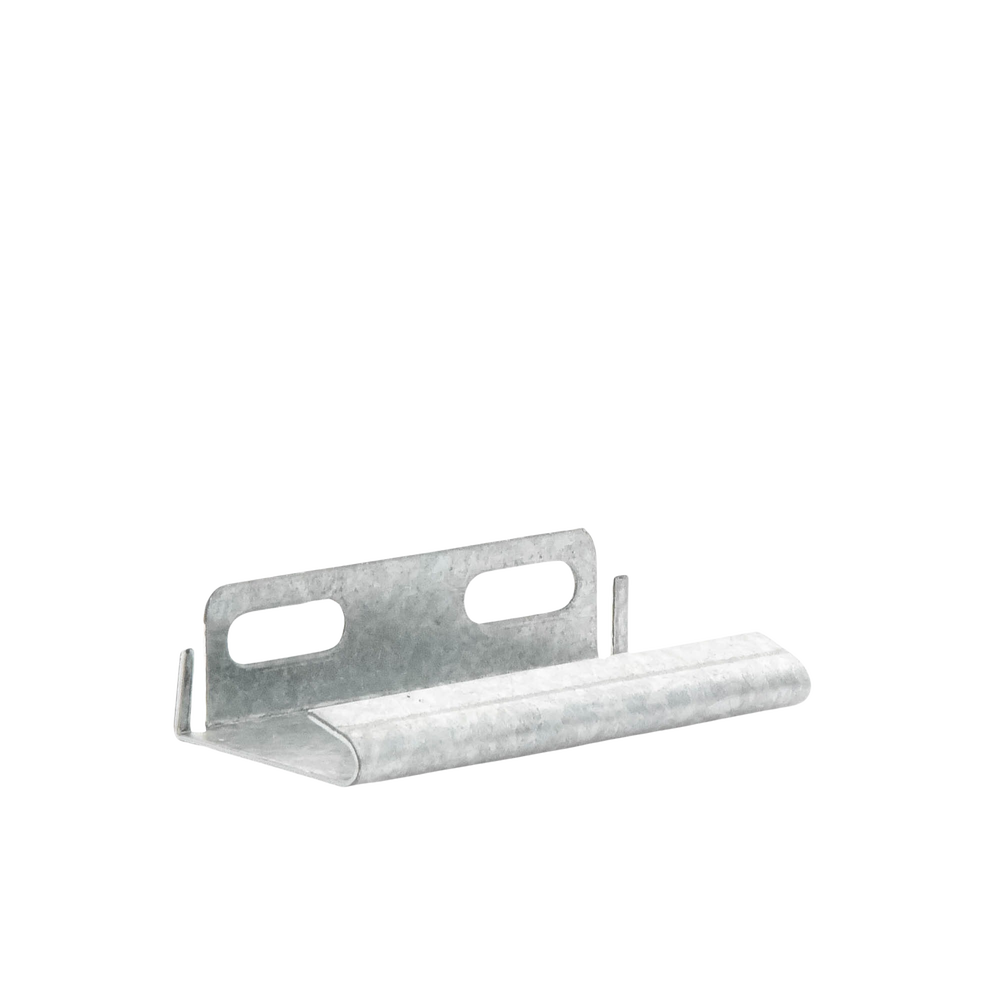 Placa salida a tubo automática para peralte de 66mm y 116mm, con acabado Electro Zinc