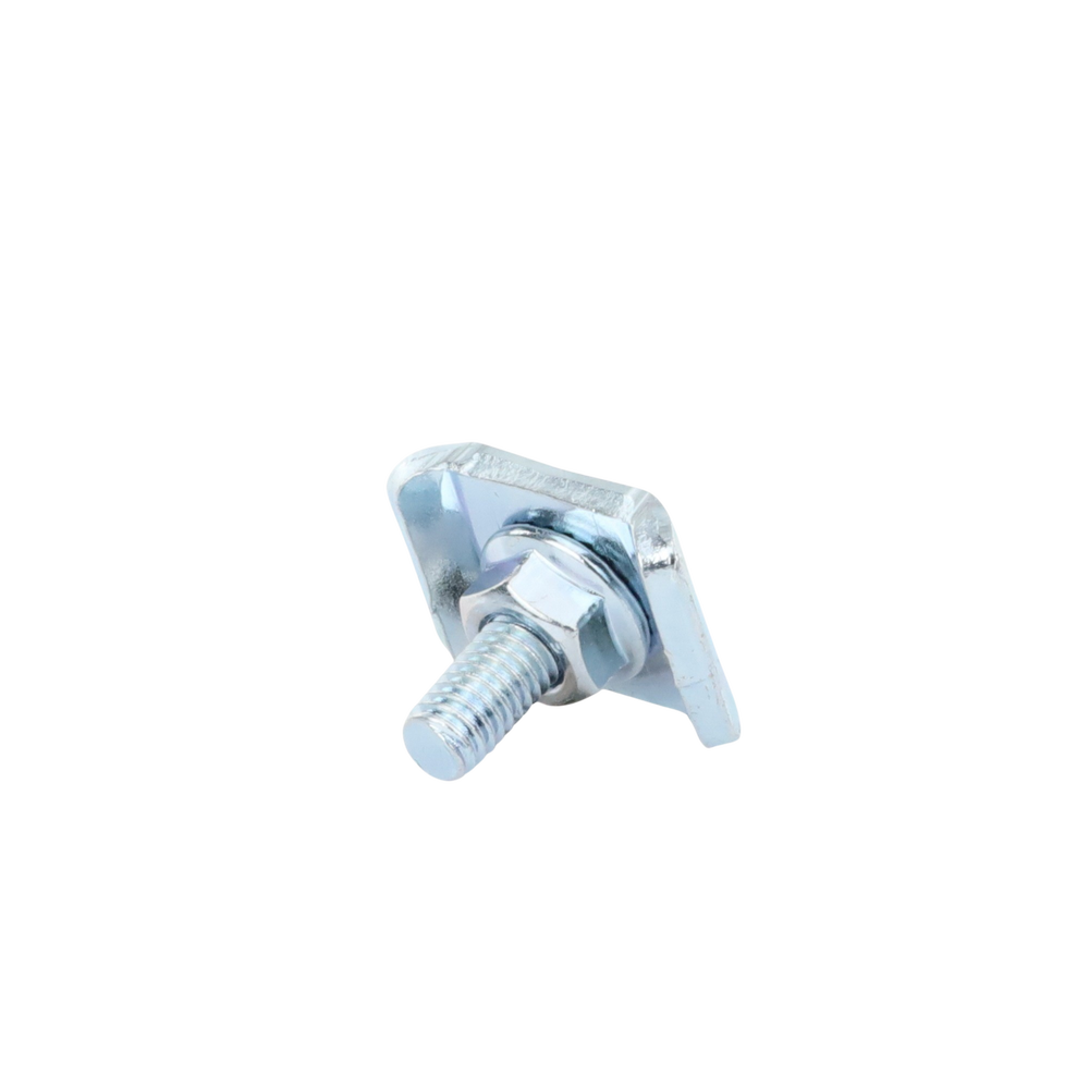 Millimeter recessed screw, with Electro Zinc finish