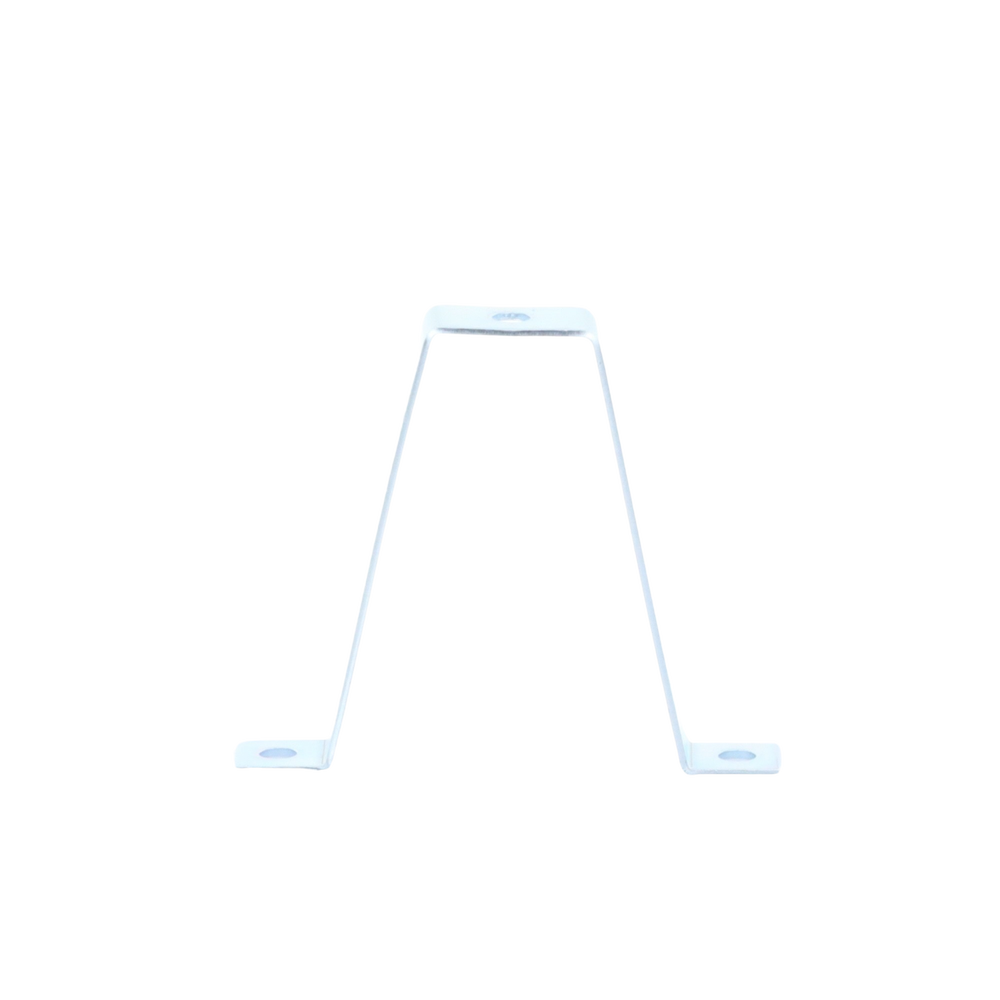 Double bracket for universal fastener, ideal for ceiling installation, with Electro Zinc finish for 1/4 and 5/16 rod