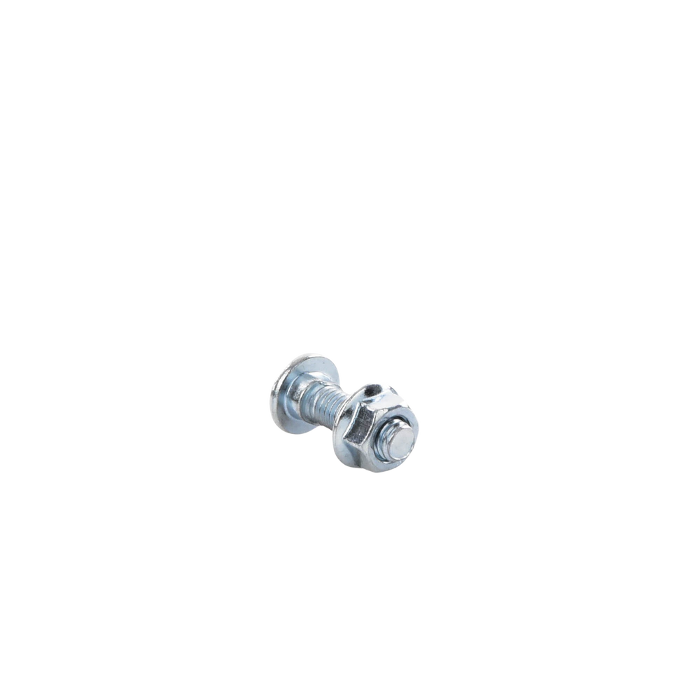 Millimetric screw + nut, with Electro Zinc finish