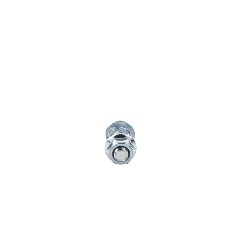Millimetric screw + nut, with Electro Zinc finish