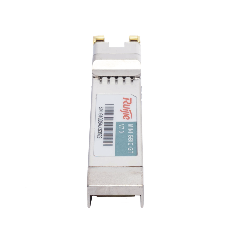 Módulo Transceptor Mini-GBIC-GT 1000BASE-T SFP a Cobre RJ45 para 100 Metros