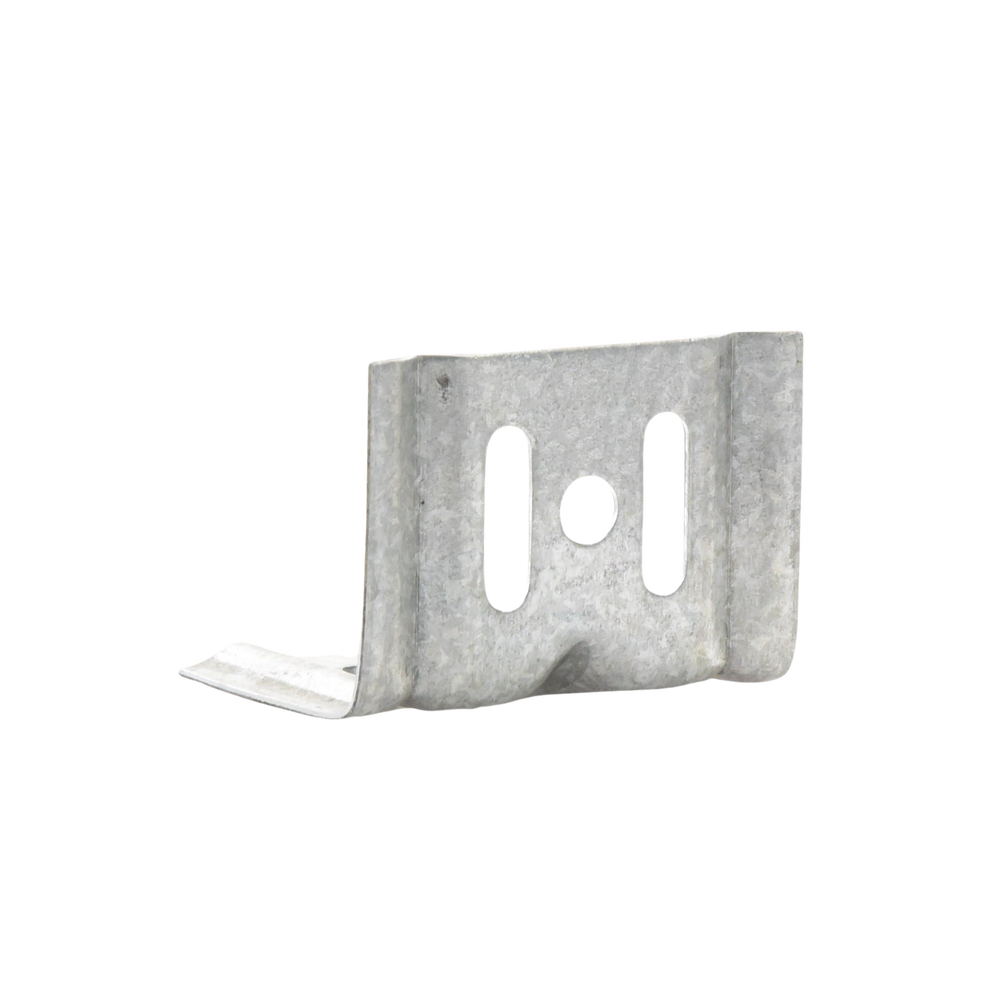 Ménsula económica MallaFils, para montaje en pared, para anchos de charola de 50 mm, con acabado electrozinc
