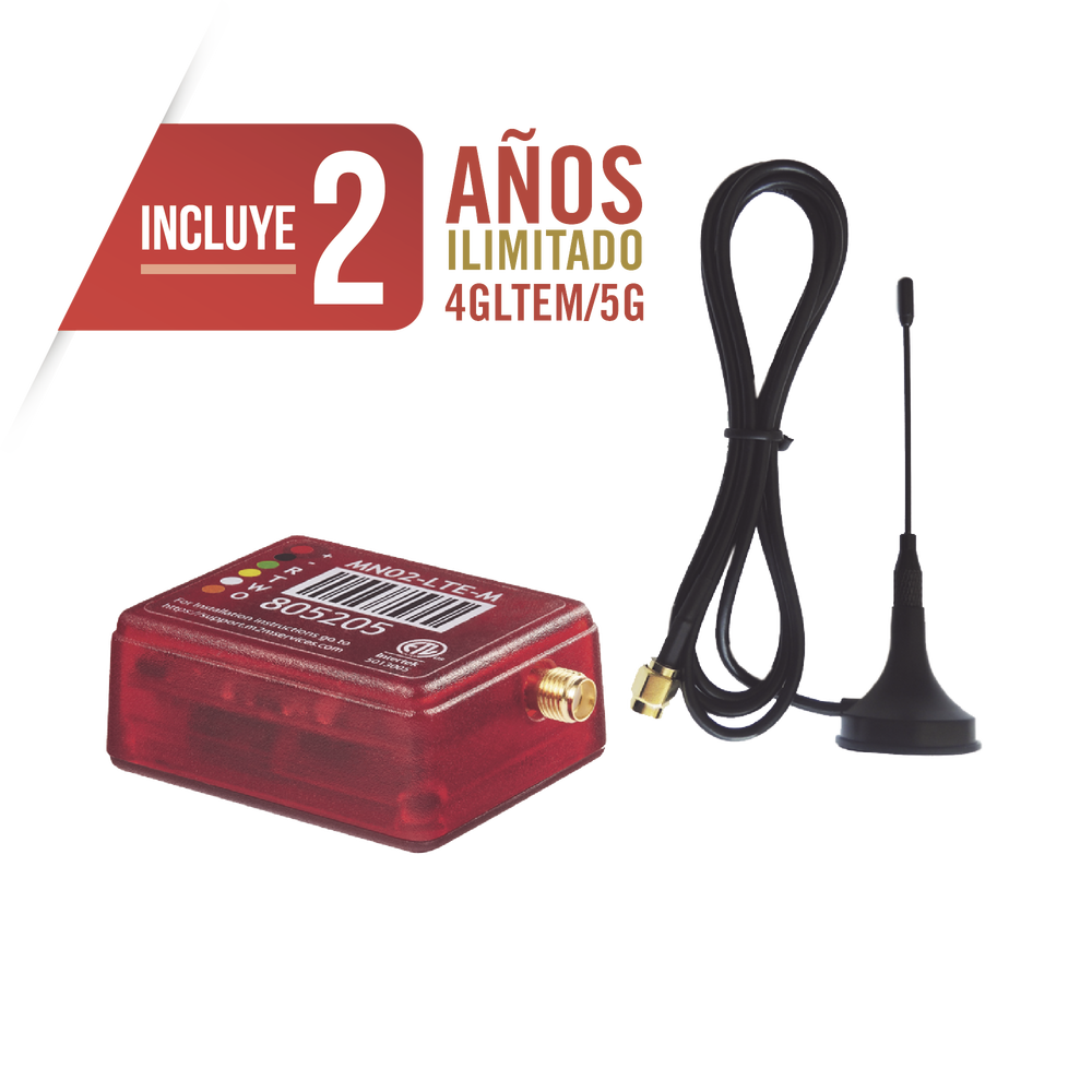 Comunicador LTE 5G Dual SIM / INCLUYE 2 AÑOS 4G/5G sin Limites / Cero Configuración / Compatible Honeywell/DSC/CROW/PIMA