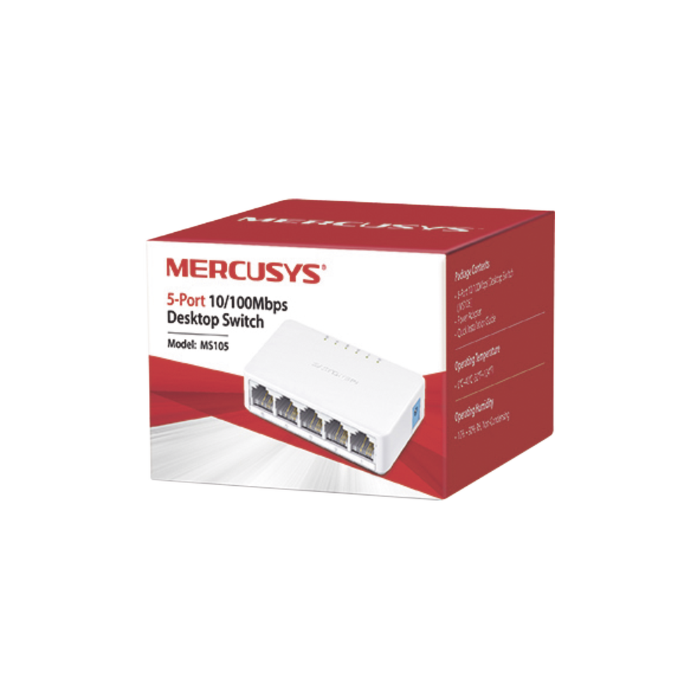 5-Port 10/100 Mbps Unmanaged Desktop Switch