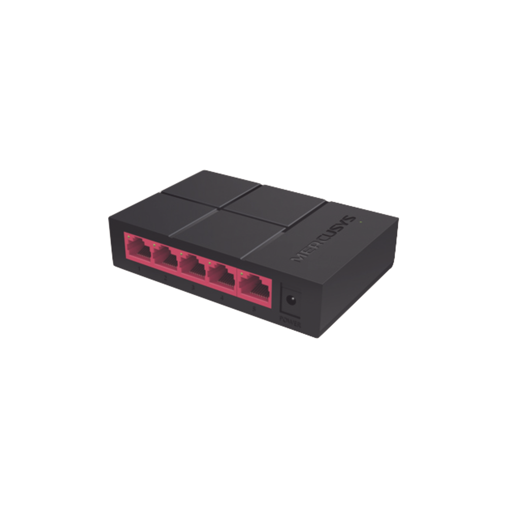 Switch no administrable para escritorio de 5 puertos 10/100/1000 Mbps