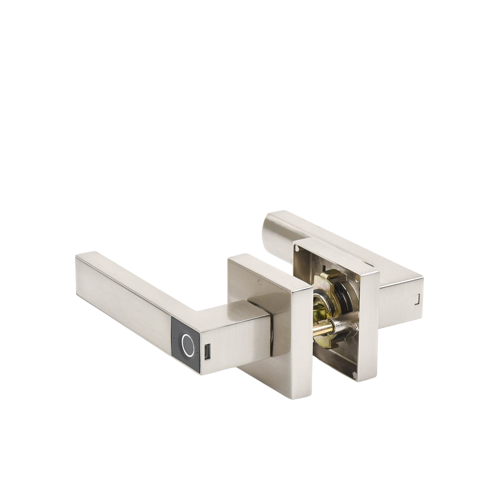 Castelli Biometric Handle / Satin Nickel / 30 users / For Left or Right Doors 60-70mm