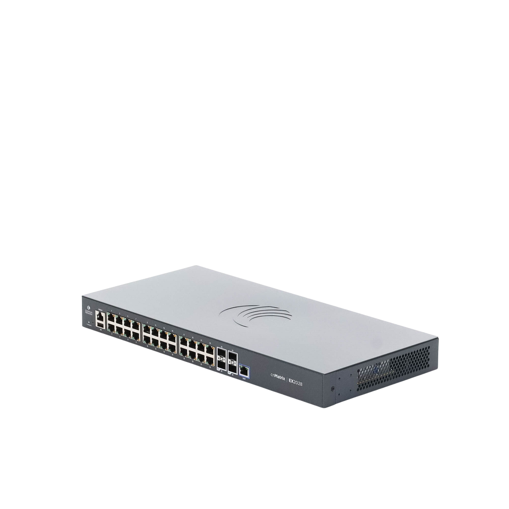 cnMatrix EX2028 28-port Layer 3 switch (24 Gigabit Ethernet, 4 SFP+) cloud management (MX-EX2028XXA-U)