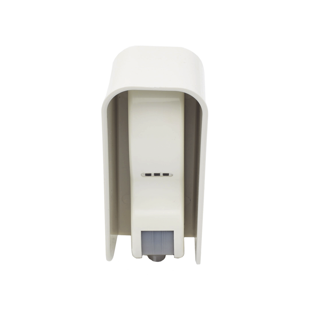Sensor tipo cortina/ Interior y Exterior/ Funcion antimascara / Doble tecnologia PIR & MW/ Cobertura de hasta 12 metros/ Compatible con cualquier panel de alarma / Cableado