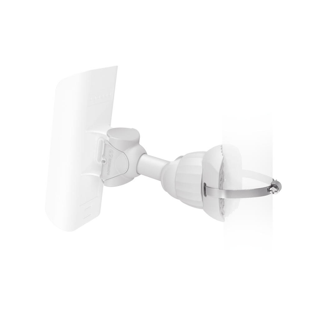 Montaje de pared o mástil con ajuste preciso de 3 ejes para NanoStation LOCO M2,/M5 de Ubiquiti