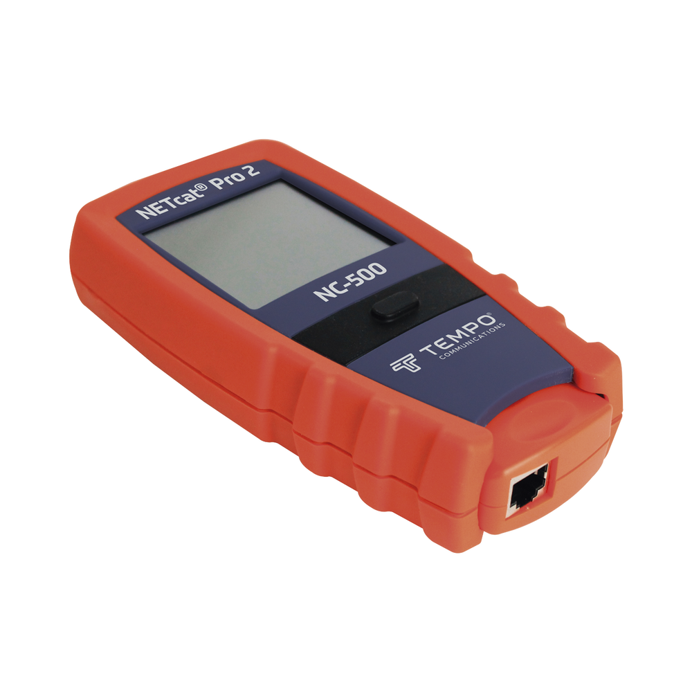 Professional Cable Tester for UTP, STP and Coaxial Cable (NETcat® Pro2) with Backlit Touch Screen