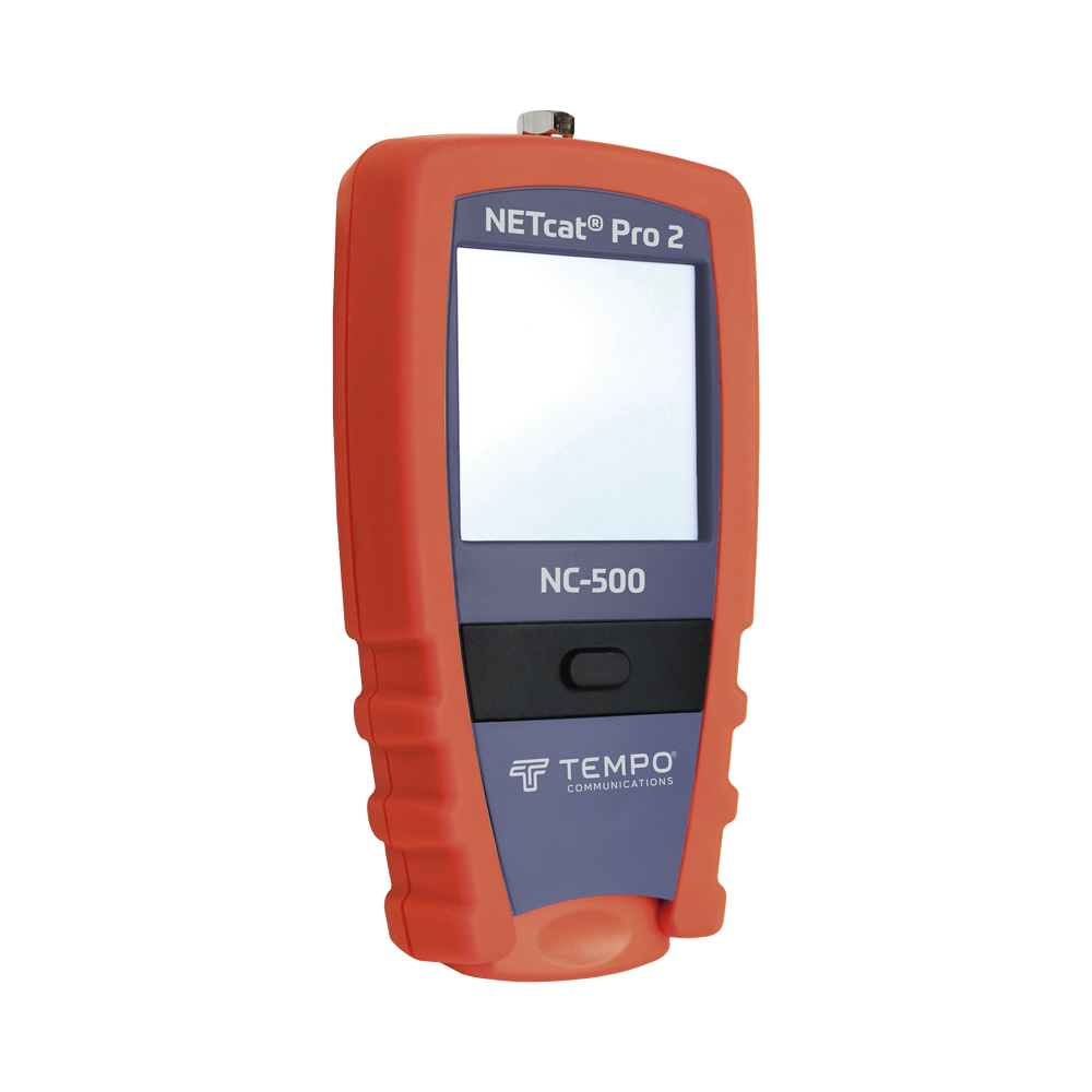 Professional Cable Tester for UTP, STP and Coaxial Cable (NETcat® Pro2) with Backlit Touch Screen