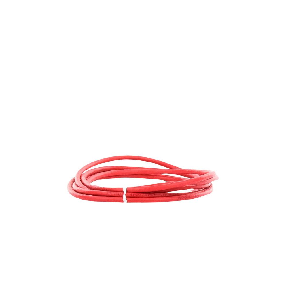 Category 6 UTP patch cable, with modular plug at each end - 3 m - Red