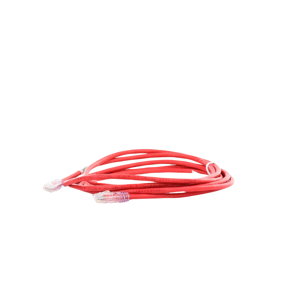 Category 6 UTP patch cable, with modular plug at each end - 3 m - Red