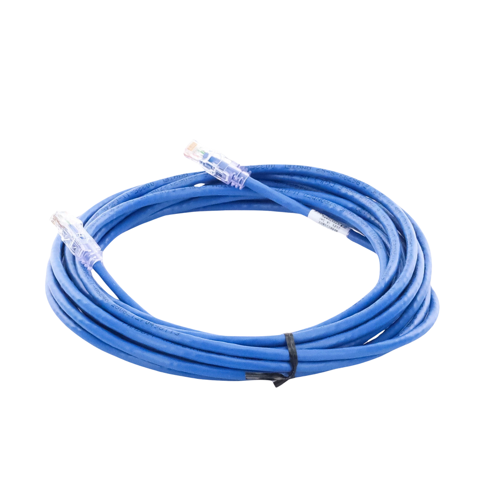 Category 6 UTP patch cable, with modular plug at each end - 6 m - Blue