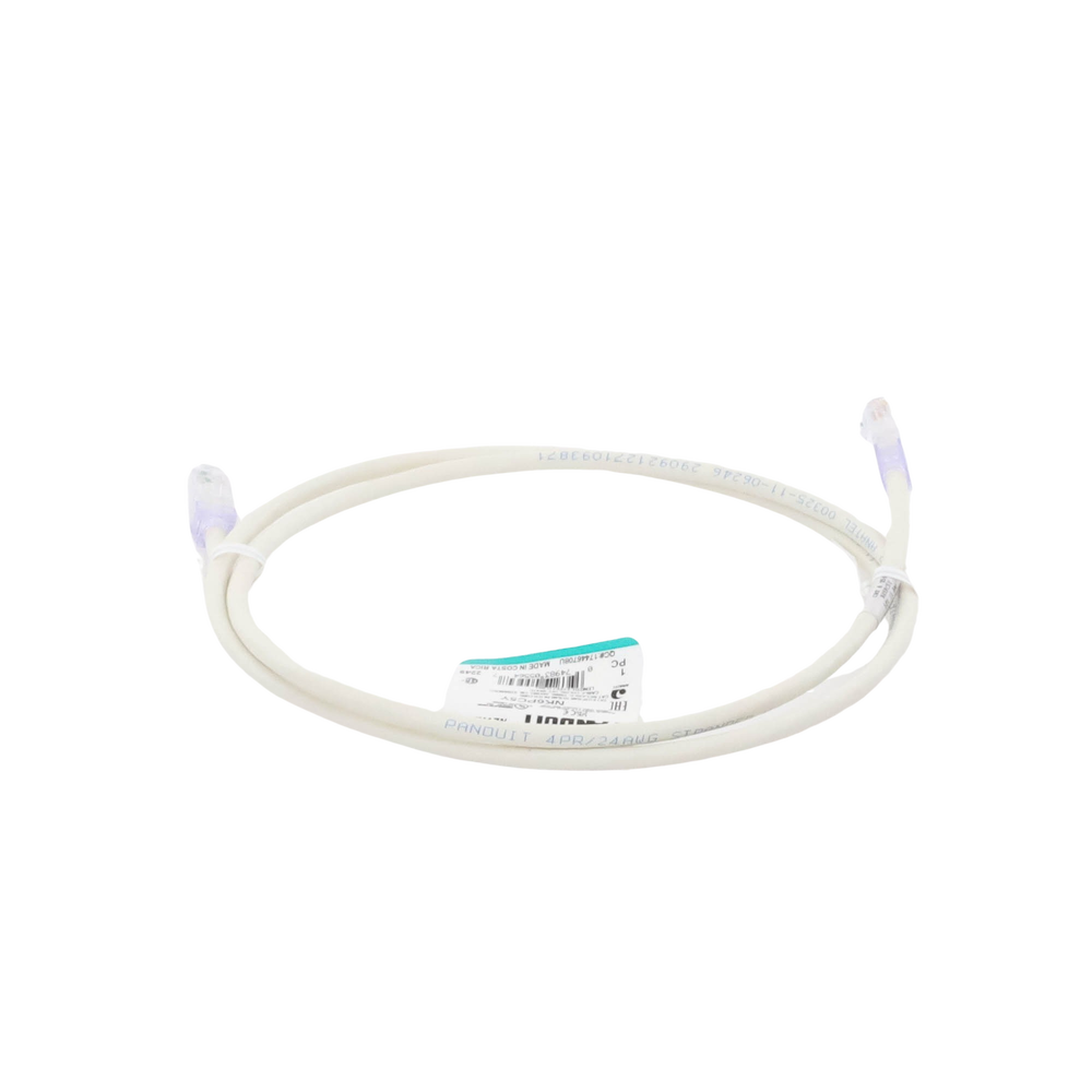 Category 6 UTP patch cable, with modular plug at each end - 1.5 m - Matte White