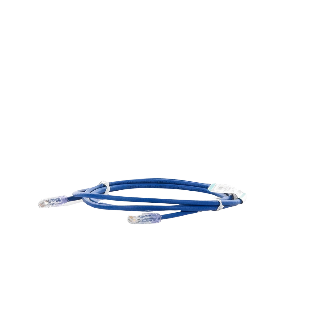 Category 6 UTP patch cable, with modular plug at each end - 2 m - Blue