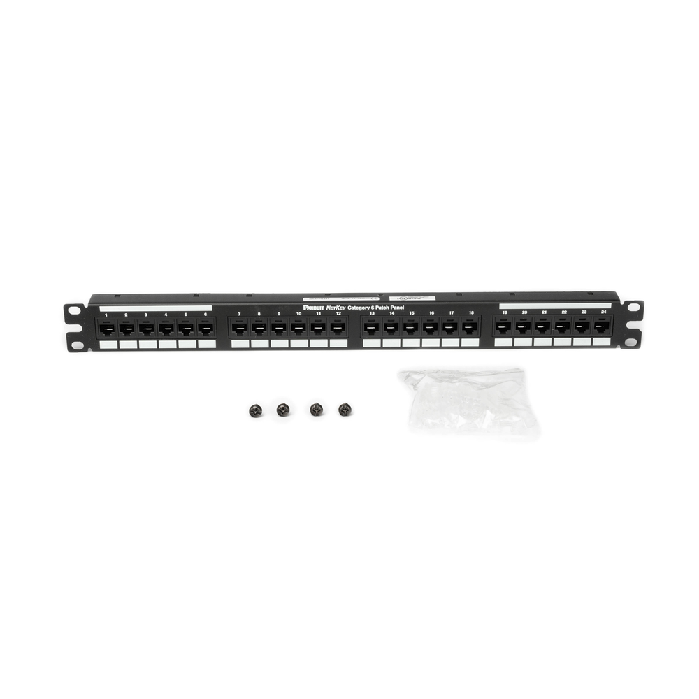 Impact Patch Panel 110, Flat, Category 6, 24 Ports, 1RU