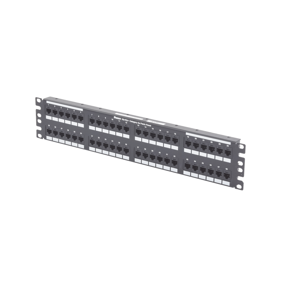 Impact Patch Panel 110, Flat, Category 6, 48 Ports, 2RU