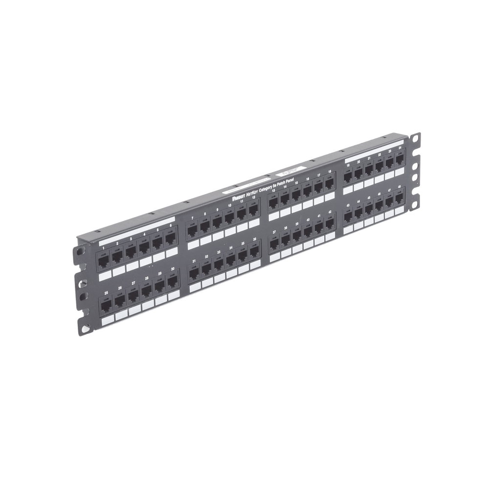 Impact Patch Panel 110, Flat, Category 6, 48 Ports, 2RU