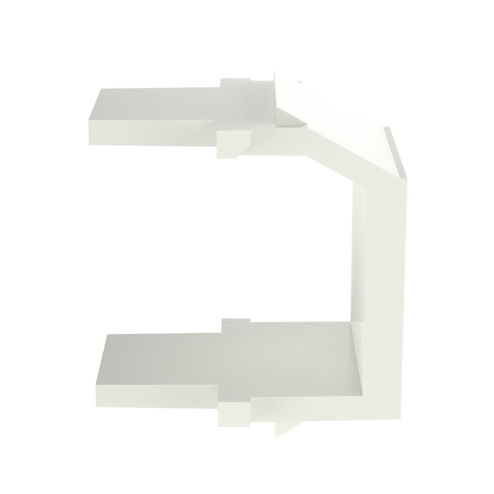 Blanking Insert, Keystone Type, Matte White