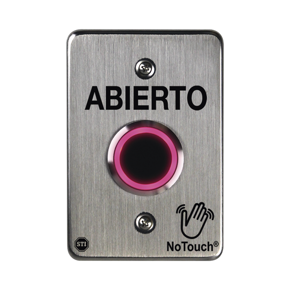 NoTouch® Stainless Steel IR Switch, Single Gang, OPEN