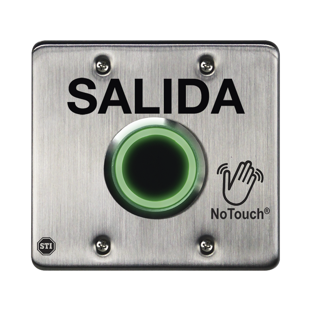 Interruptor IR NoTouch® de Acero Inoxidable, Salida Doble, SALIDA