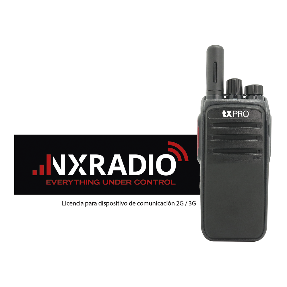 Licencia Anual NXRadio para Terminales NXPOC130/ TE580PLUS/ TE320 / TE390