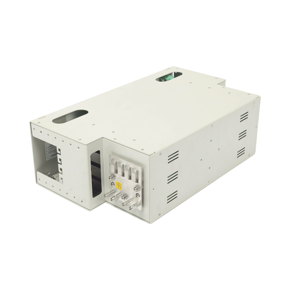 Distribuidor de Fibra Óptica para 96 empalmes, con 96 acopladores SC/APC y 96 pigtails, 19", 4 UR