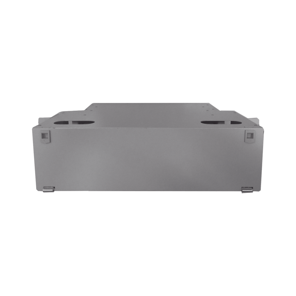 Distribuidor de Fibra Óptica para 48 empalmes, con 48 acopladores SC/APC y 48 pigtails, 19", 3 UR