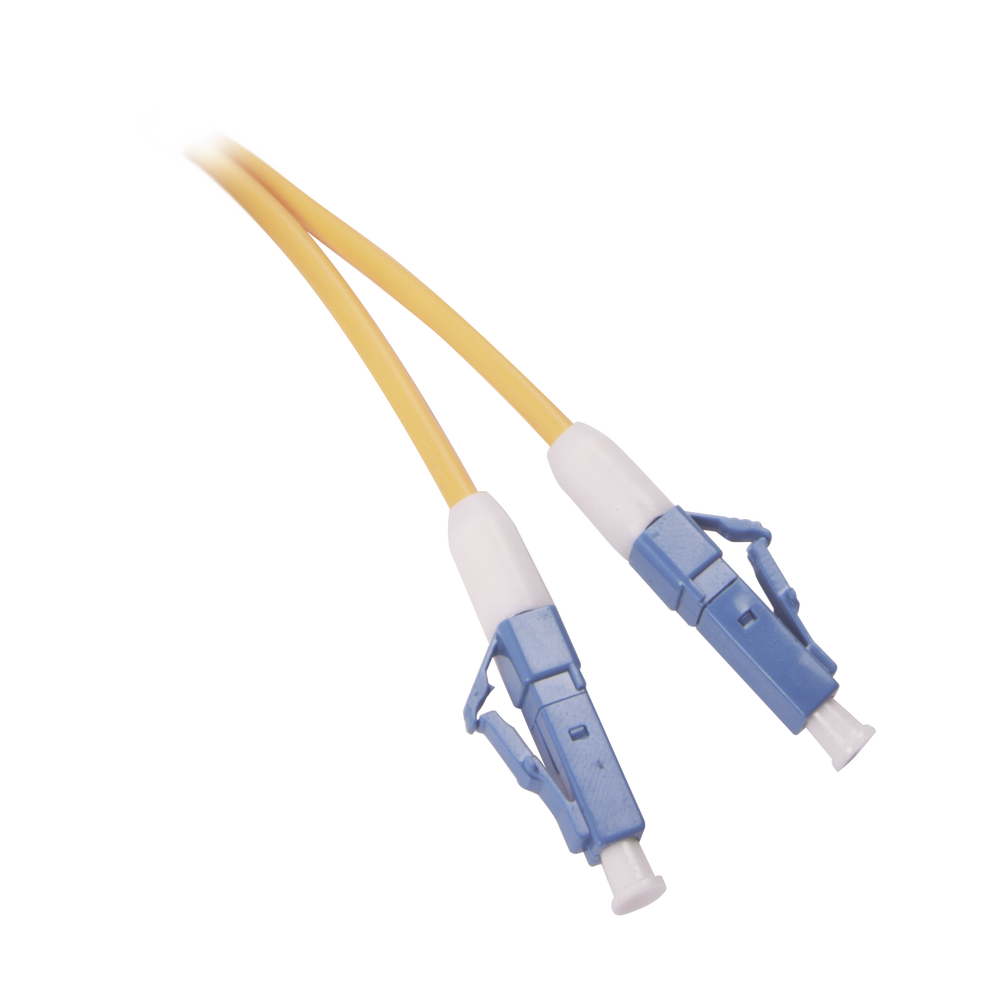 Jumper de Fibra Óptica Simplex, Monomodo, con Conectores LC/UPC-LC/UPC, de 20 Metros