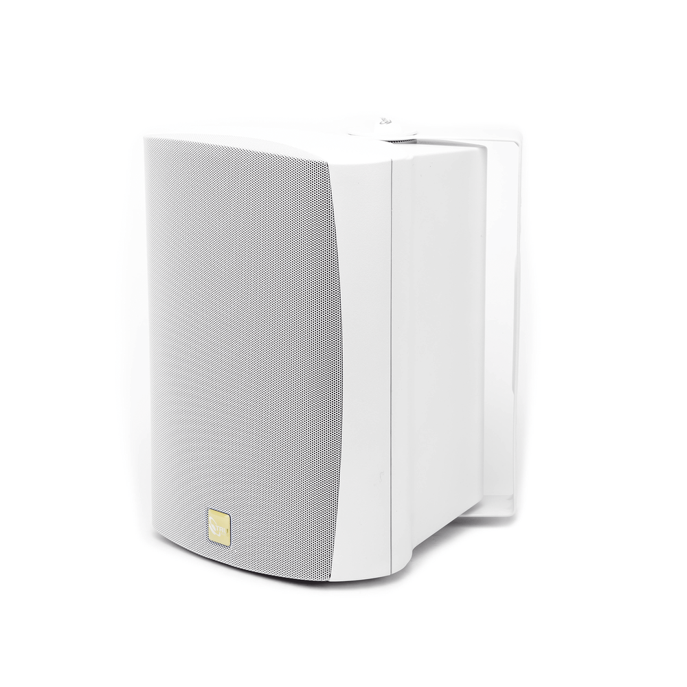 70V/100V 2-Way Outdoor Speaker, 6.5" Woofer, 1" Silk Soft Dome Tweeter, White.