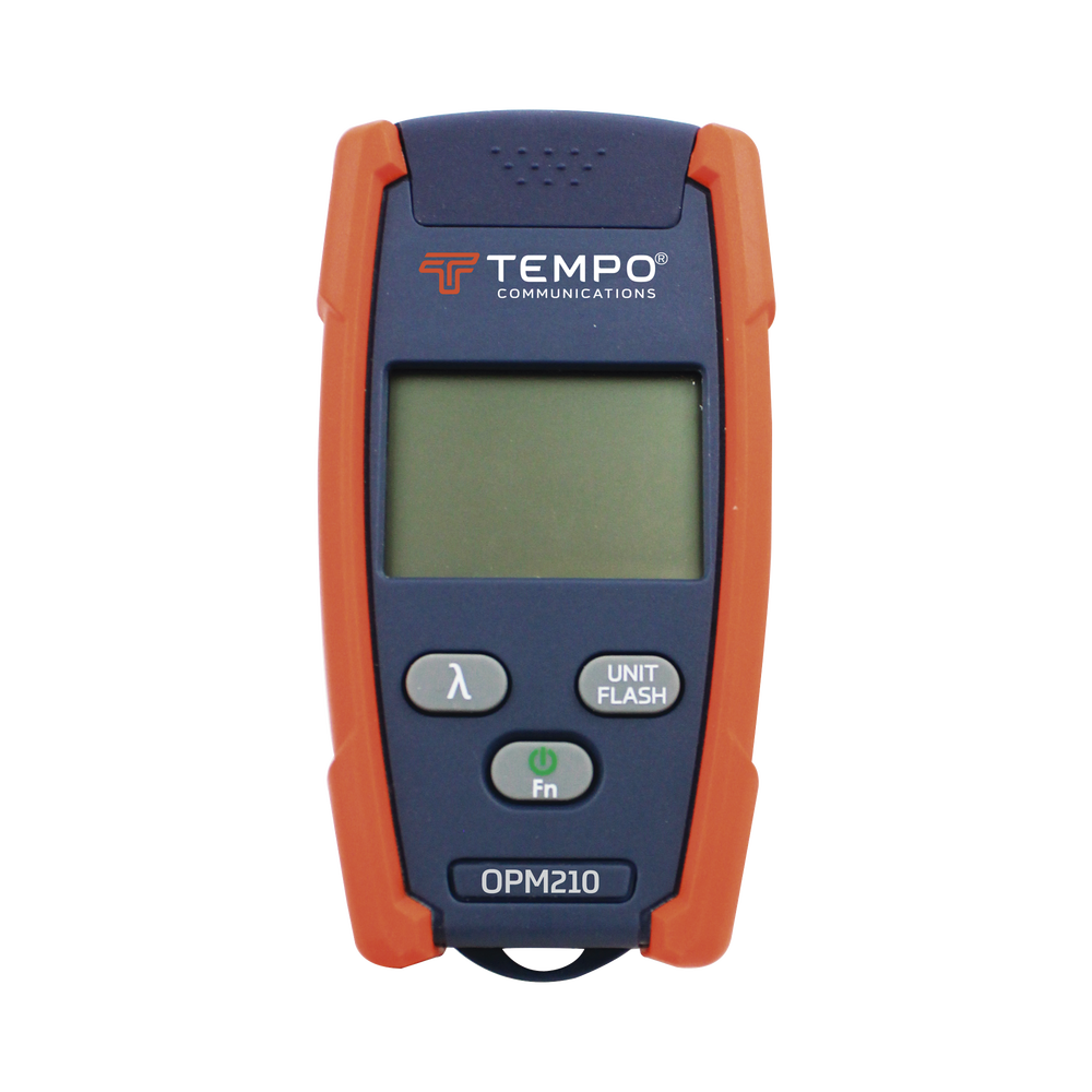 Medidor de Potencia (Micro OPM) para Fibra Óptica con Localizador Visual de Fallos (VFL), entrada universal de 2.5 mm (para conectores SC, ST y FC)