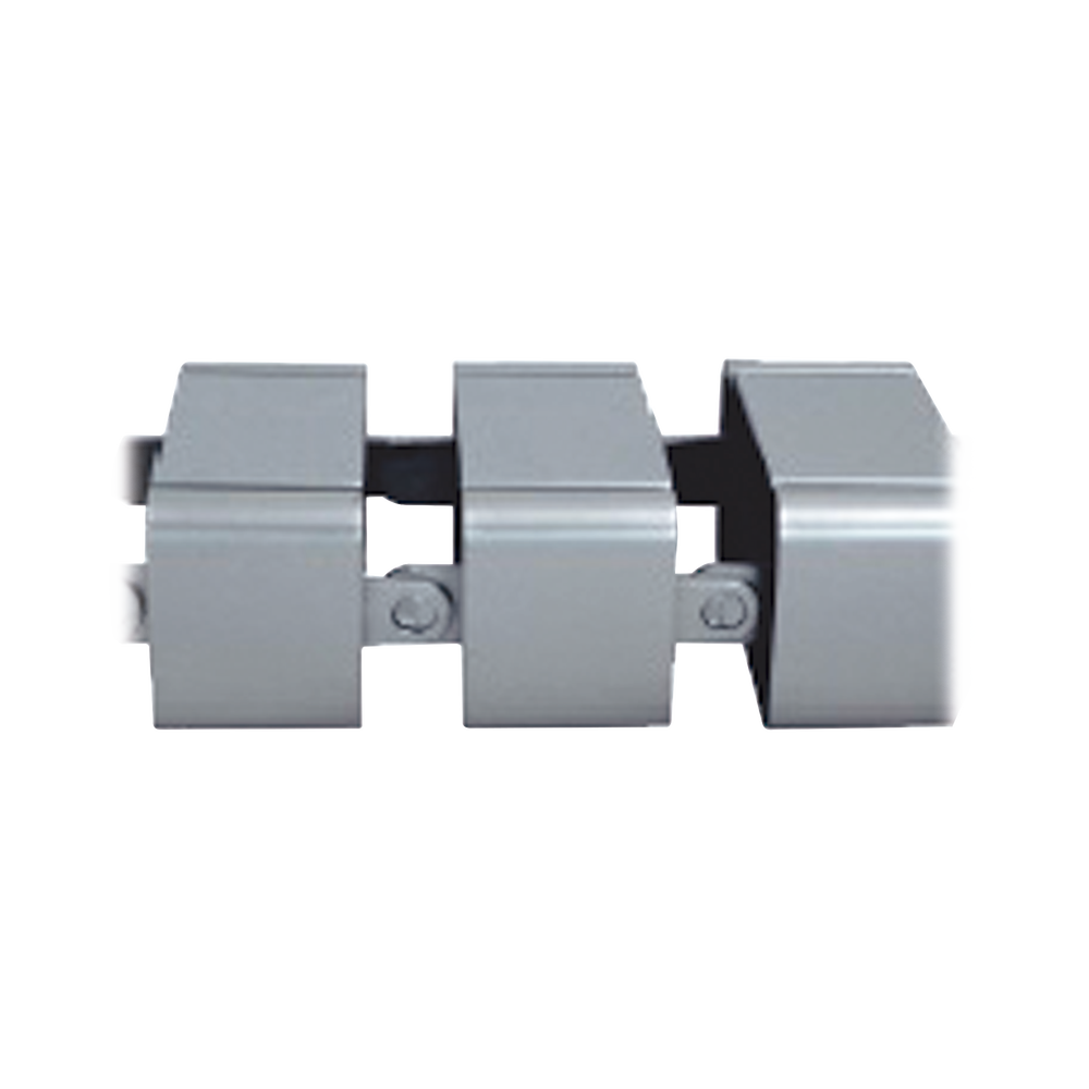 Articulating vertical cable organizer, ideal for safely routing cables from the floor to the table or desk top