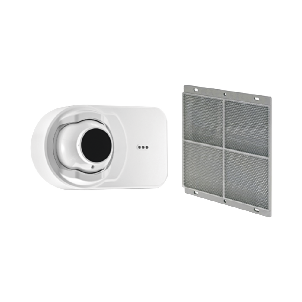 Detector de Humo por Haz Reflejado Convencional / Cubre 18 Metros de Ancho y Hasta 70 Metros de Largo / Compatible con Todos los Paneles de Detección de Incendio