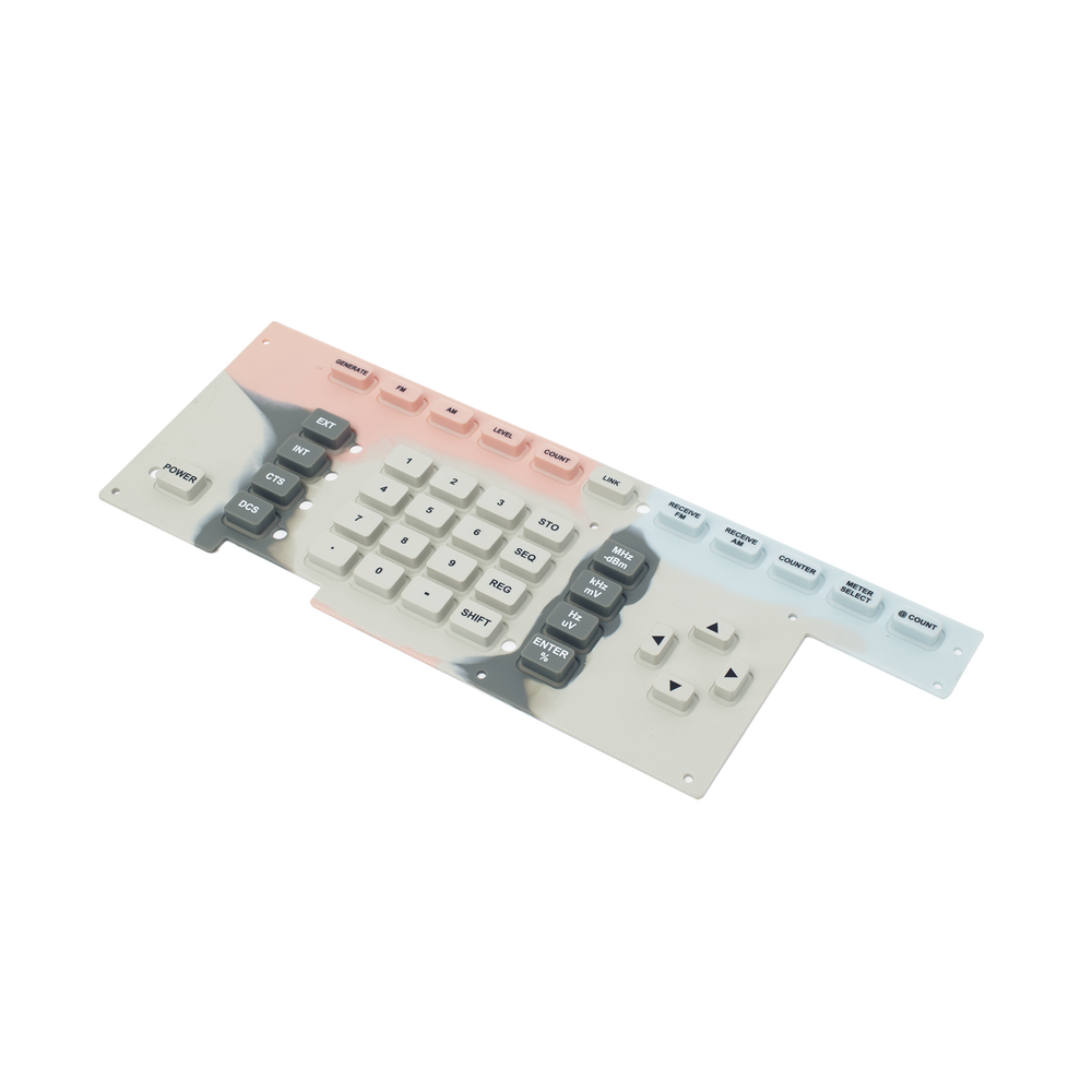 Elastomeric Membrane "Touch Pad" for Ramsey COM-3010 Service Monitor.