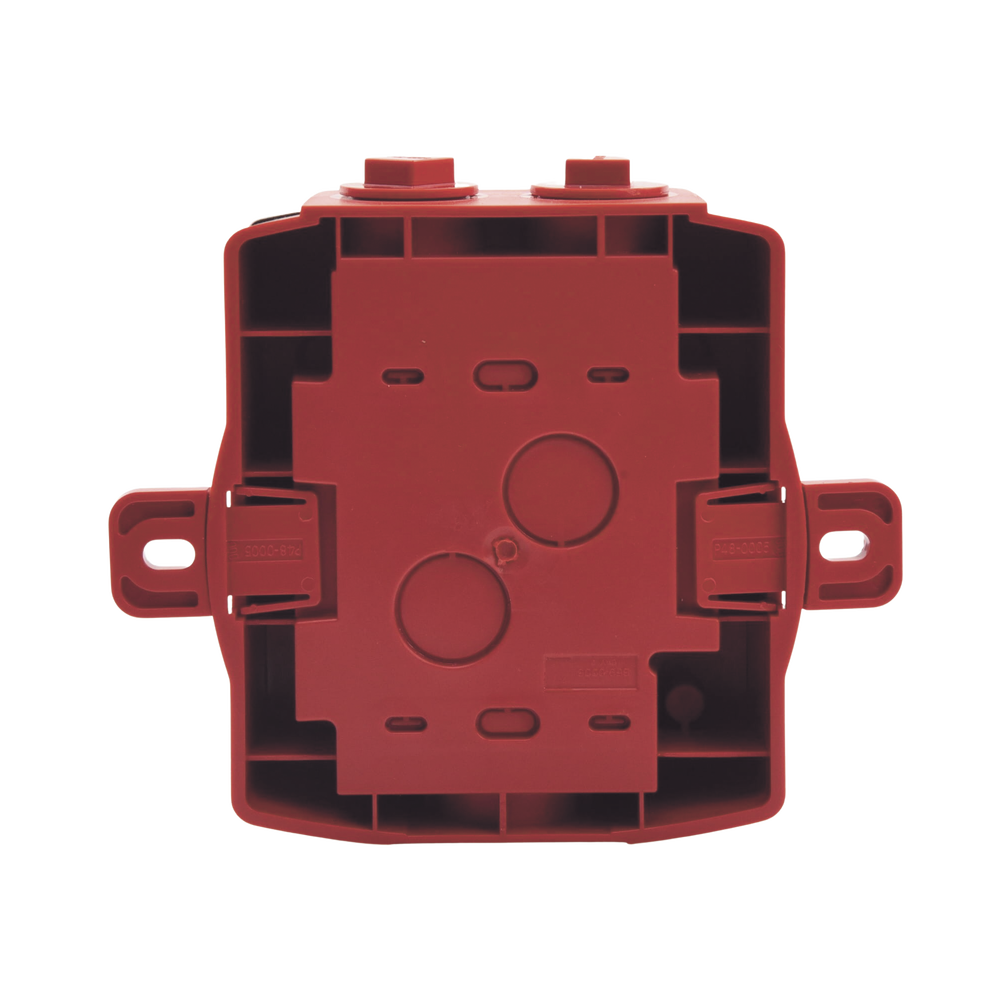 Two-Wire Red Outdoor Strobe Siren Wall Mount