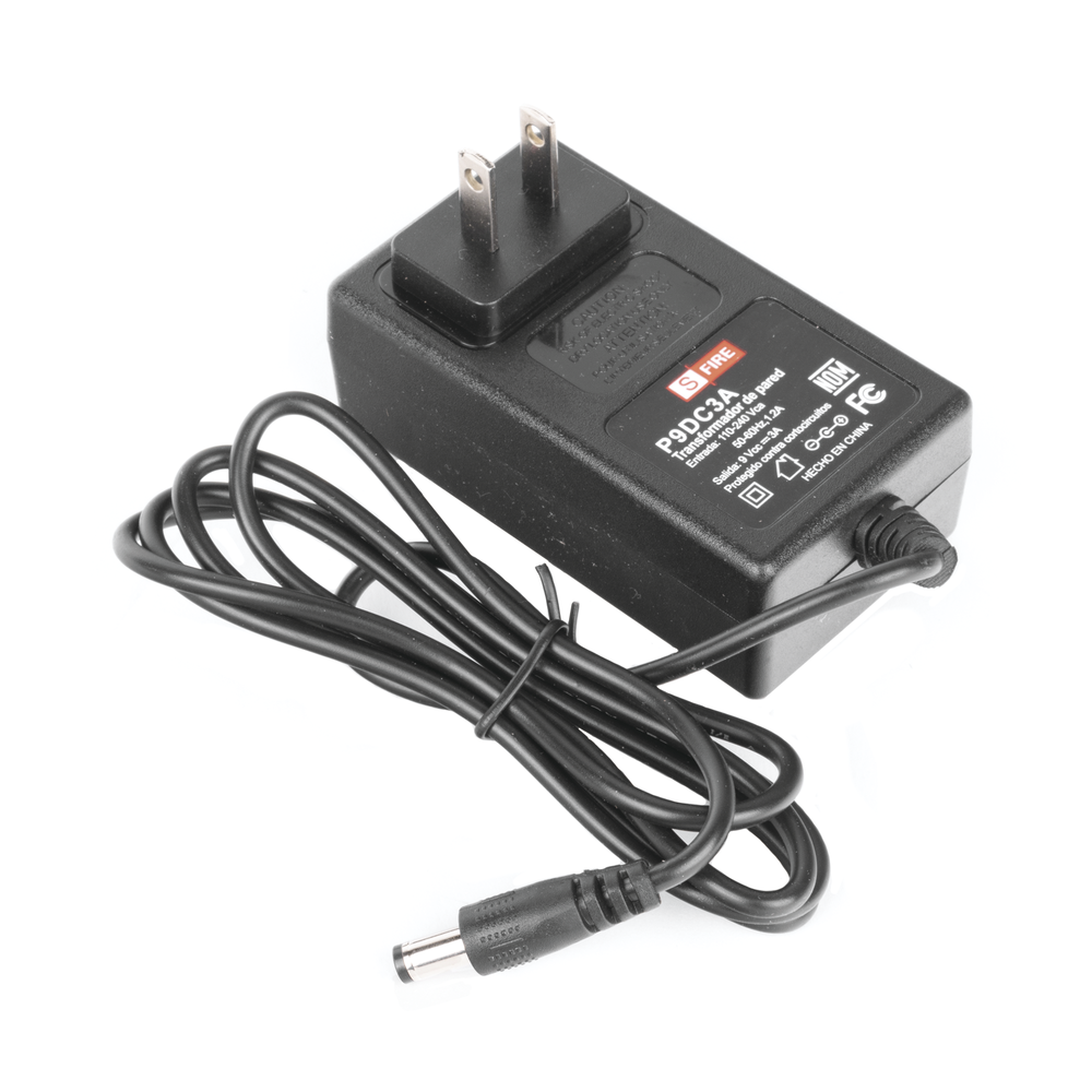 9 Vdc @ 3 A Regulated Power Supply / 100-240 Vac Input Voltage / For Multiple Uses / CCTV, Access, Assistance, Alarms, Etc. / NOM Certification