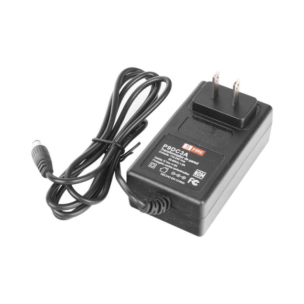 9 Vdc @ 3 A Regulated Power Supply / 100-240 Vac Input Voltage / For Multiple Uses / CCTV, Access, Assistance, Alarms, Etc. / NOM Certification