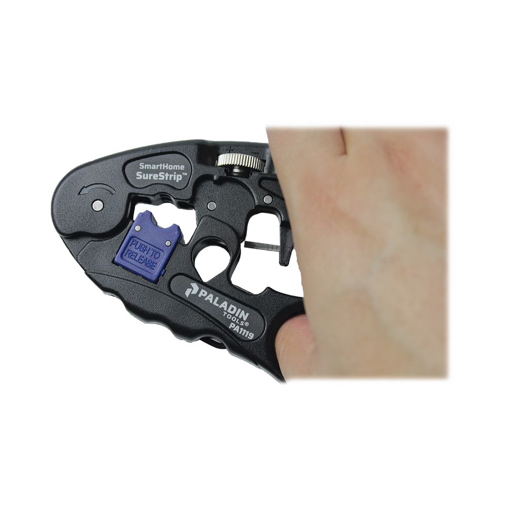 Professional UTP and Coaxial Cable Stripper with Cutter