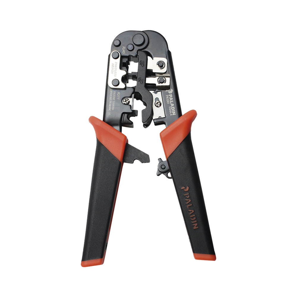 Professional pliers for terminating RJ11/RJ22/RJ45 connectors