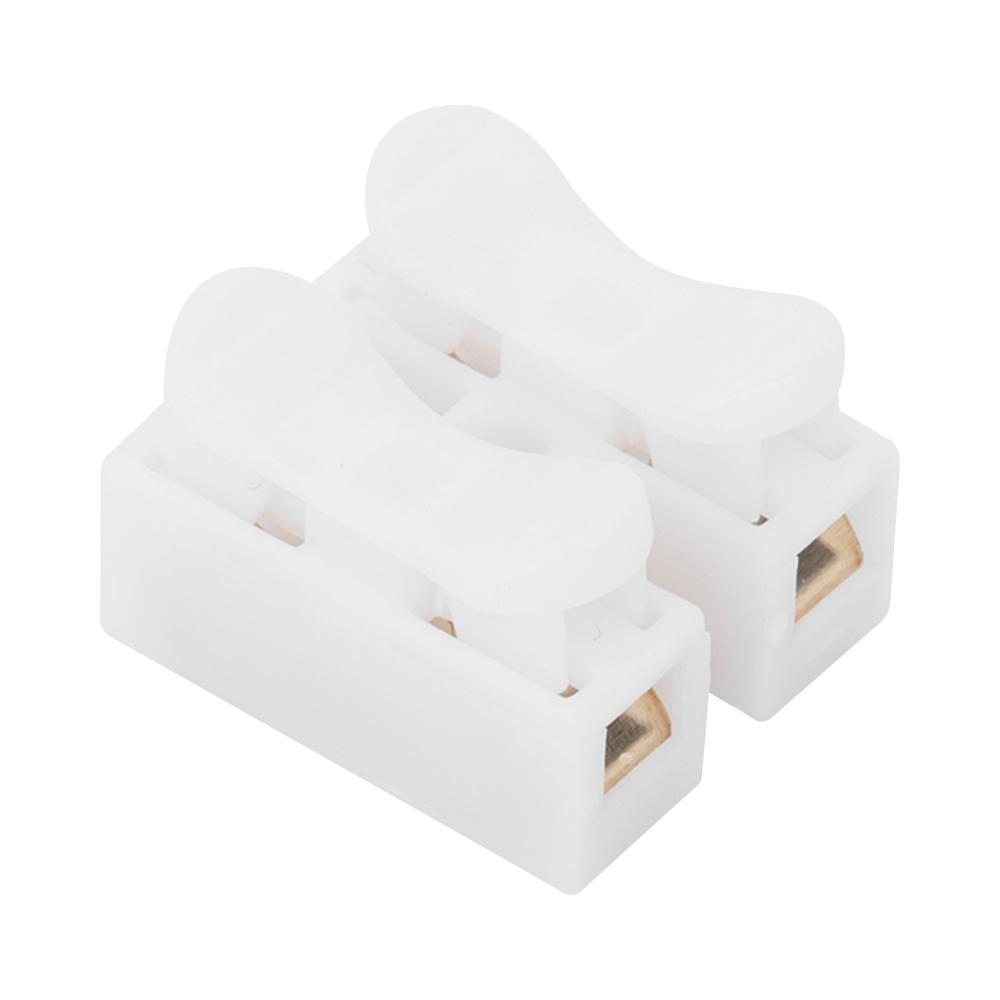 Conector tipo PUSH de 2 Contactos / Para una Conexión Rápida / Puentes de Cables